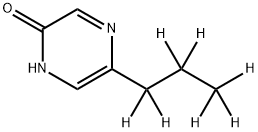 2-Hydroxy-5-(n-propyl-d7)-pyrazine结构式