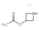 3-AZETIDINOL ACETATE HYDROCHLORIDE结构式