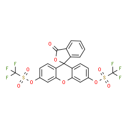 Fluorescein Bis(trifluoromethanesulfonate) Structure