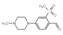 4-(4-METHYLPIPERAZIN-1-YL)-2-(METHYLSULFONYL)BENZALDEHYDE picture