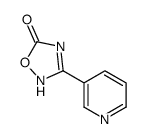 3-吡啶-3-基-2H-1,2,4-噁二唑-5-酮结构式