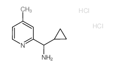 1-cyclopropyl-1-(4-methyl-2-pyridinyl)methanamine(SALTDATA: 2HCl) picture