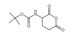 N-tert-Butyloxycarbonyl-glutaminsaeureanhydrid结构式