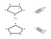 dicarbonylbis(cyclopentadienyl)titanium(ii) Structure