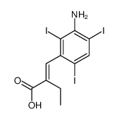 2-[(3-Amino-2,4,6-triiodophenyl)methylene]butanoic acid picture