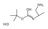 (R)-2-N-BOC-PROPANE-1,2-DIAMINE HYDROCHLORIDE structure