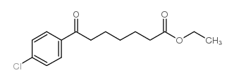 ethyl 7-(4-chlorophenyl)-7-oxoheptanoate结构式
