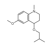 4-isobutoxy-6-methoxy-1-methyl-1,2,3,4-tetrahydroquinoline结构式