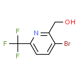 (3-Bromo-6-(trifluoromethyl)pyridin-2-yl)methanol Structure