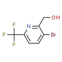 (3-Bromo-6-(trifluoromethyl)pyridin-2-yl)methanol structure