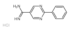 5-Pyrimidinecarboximidamide,2-phenyl-,monohydrochloride(9CI)结构式