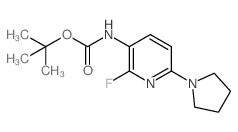 tert-Butyl 2-fluoro-6-(pyrrolidin-1-yl)pyridin-3-ylcarbamate picture