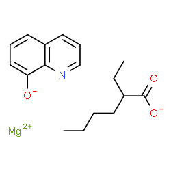 2-ethyl-hexanoic acid manganese salt Structure