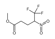 methyl 5,5,5-trifluoro-4-nitropentanoate Structure