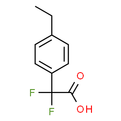 2-(4-ethylphenyl)-2,2-difluoroacetic acid Structure