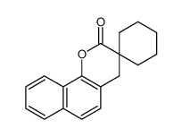 2H,4H-spiro[benzo[h]chromene-3,1'-cyclohexan]-2-one结构式