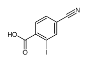 4-氰基-2-碘苯甲酸结构式