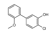 2-chloro-5-(2-methoxyphenyl)phenol Structure