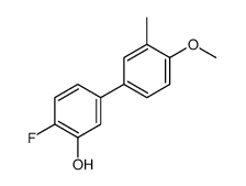 2-fluoro-5-(4-methoxy-3-methylphenyl)phenol结构式