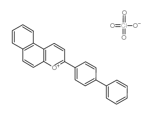 3-(biphenyl-4-yl)-3h-benzo[f]chromylium perchlorate Structure