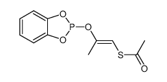 2-(2-(Acetylthio)-1-methylvinyloxy)-1,3,2-benzodioxaphosphole Structure