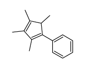 (2,3,4,5-tetramethylcyclopenta-1,3-dien-1-yl)benzene结构式