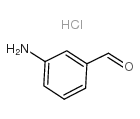 3-氨基苯甲醛盐酸盐结构式
