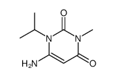 6-amino-1-isopropyl-3-methylpyrimidine-2,4(1H,3H)-dione结构式