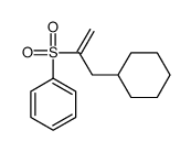 3-cyclohexylprop-1-en-2-ylsulfonylbenzene Structure