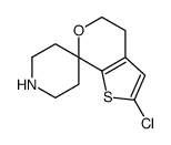 2-氯-4,5-二氢螺[哌啶-4,7-噻吩并[2,3-c]吡喃]结构式