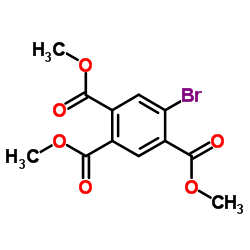 trimethyl 5-bromobenzene-1,2,4-tricarboxylate结构式