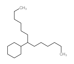 7-Cyclohexyltridecane structure