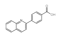 4-(Quinolin-2-yl)benzoic acid结构式
