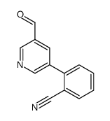 2-(5-formylpyridin-3-yl)benzonitrile picture