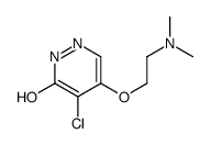 5-chloro-4-[2-(dimethylamino)ethoxy]-1H-pyridazin-6-one结构式