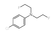 4-chloro-N,N-bis(2-fluoroethyl)aniline structure