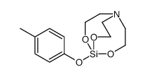 1-(4-Methylphenoxy)-2,8,9-trioxa-5-aza-1-silabicyclo[3.3.3]undecane structure