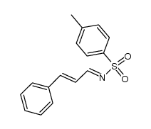 N-[3-phenyl-(2E)-2-propenylidene]-4-methyl-1-benzenesulfonamide结构式
