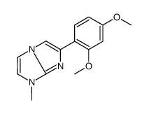 6-(2,4-dimethoxyphenyl)-1-methylimidazo[1,2-a]imidazole结构式