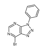 7-bromo-3-phenyl-3H-1,2,3-triazolo[4,5-d]pyrimidine Structure
