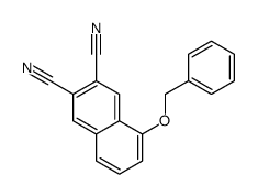 5-phenylmethoxynaphthalene-2,3-dicarbonitrile Structure