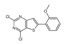 2,4-二氯-6-(2-甲氧基苯基)噻吩并[3,2-d]嘧啶结构式
