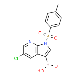 [5-氯-1-(4-甲基苯磺酰基)-1H-吡咯并[2,3-b]吡啶-3-基]硼酸图片