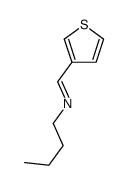 N-butyl-1-thiophen-3-ylmethanimine结构式