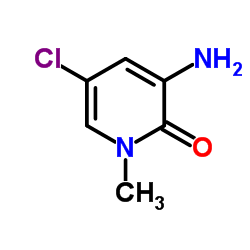 3-Amino-5-chloro-1-methylpyridin-2(1H)-one Structure