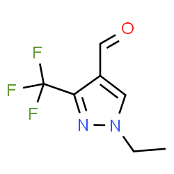 1-Ethyl-3-(trifluoromethyl)pyrazole-4-carbaldehyde picture