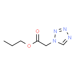 1H-Tetrazole-1-aceticacid,propylester(9CI)结构式