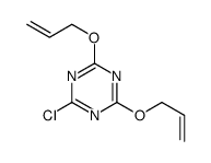 2,4-bis(allyloxy)-6-chloro-1,3,5-triazine结构式