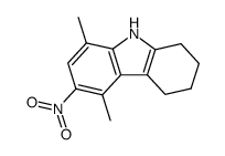 1,4-Dimethyl-3-nitro-5,6,7,8-tetrahydrocarbazole结构式