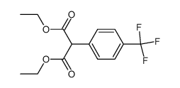 diethyl (4-trifluoromethylphenyl)propanedioate Structure